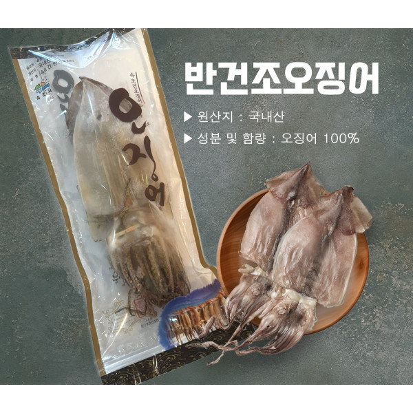 반건조 오징어
